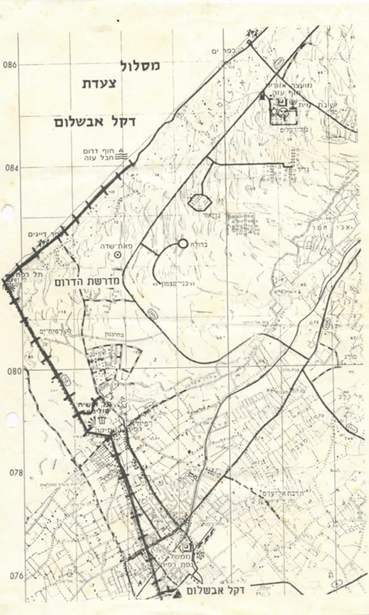 מסלול צעדת דקל אבשלום