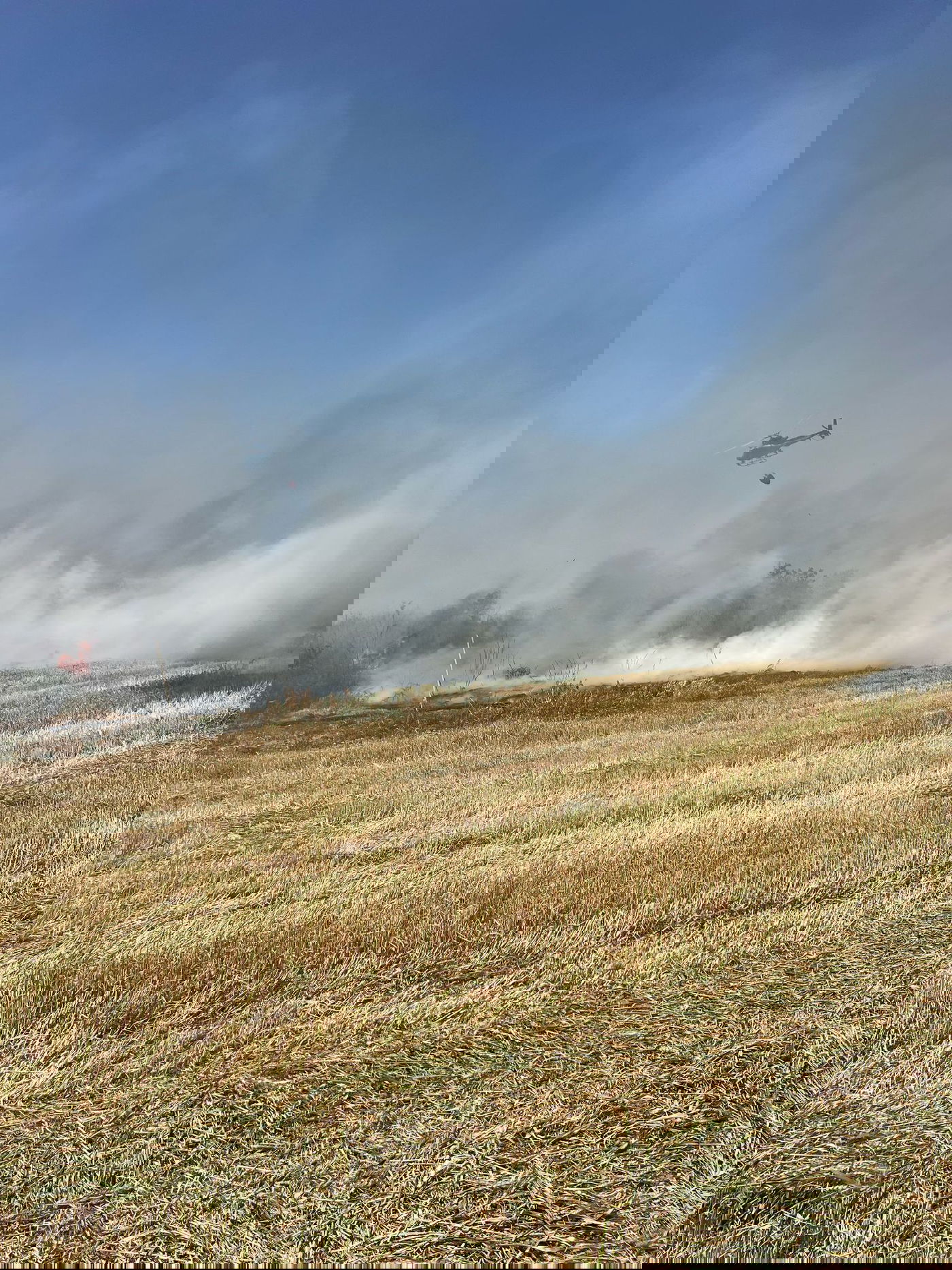 לאחר החסימה בגלל שריפה: כביש 1 לכיוון מזרח נפתח מחדש