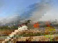 לאחר החסימה בגלל שריפה: כביש 1 לכיוון מזרח נפתח מחדש