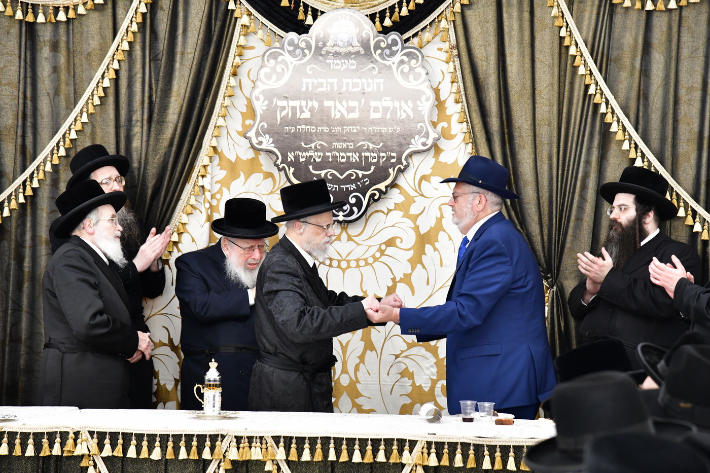 חנוכת הבית לאולם שמחות בסערט ויז'ניץ