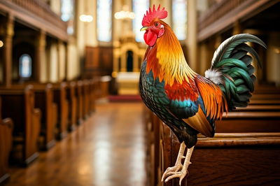 'קוקוריקו' בבית הכנסת | אילוסטרציה