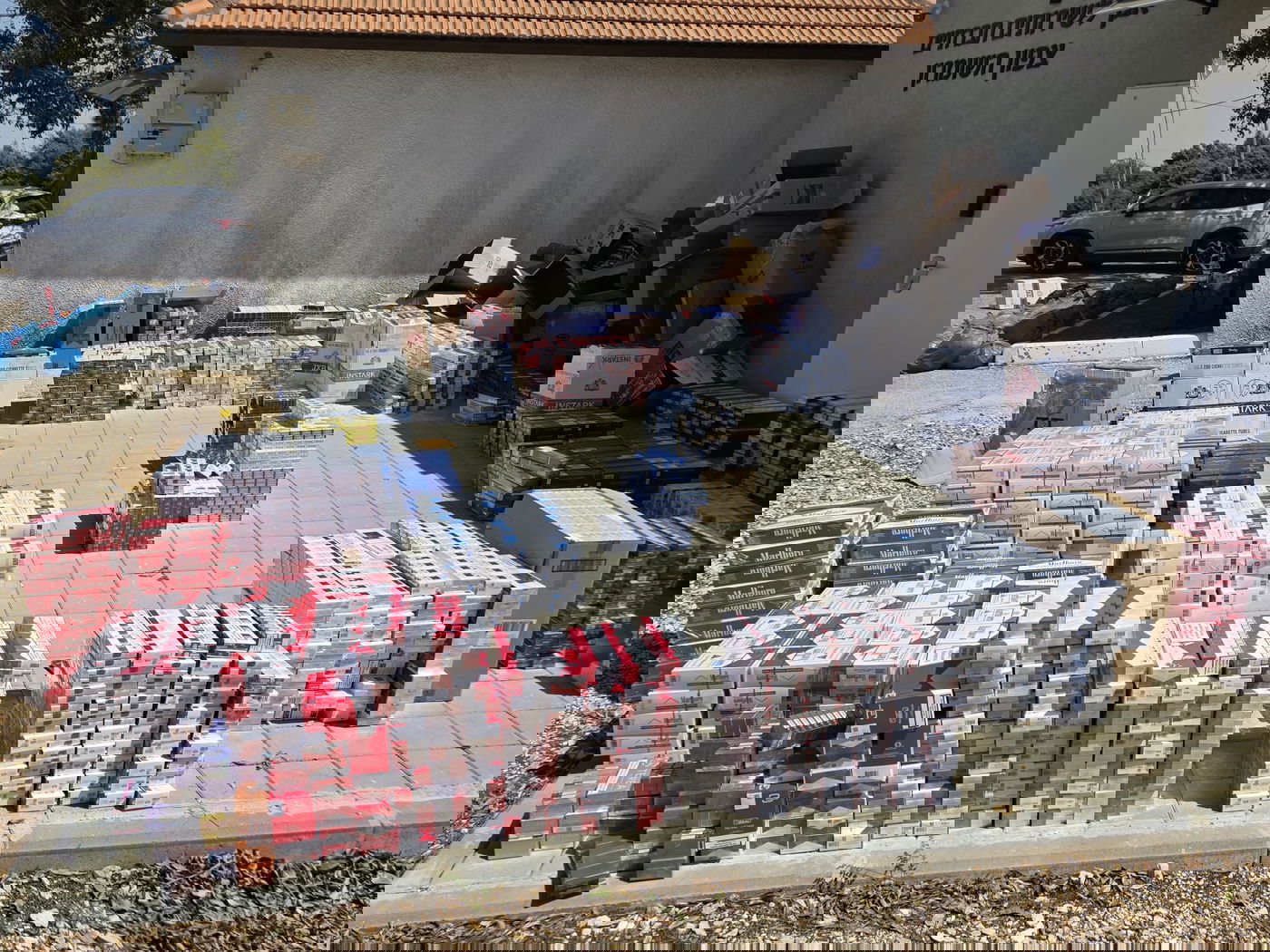 סיכול הברחת ענק של סיגריות מיו"ש