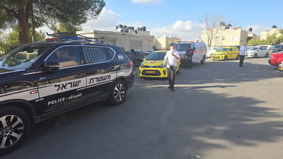 הכוחות בסמוך לבית הזוג בשכונת נווה יעקב