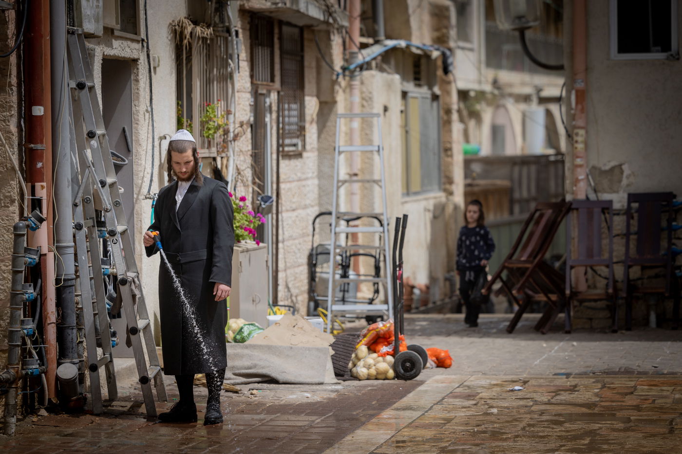 ערב פסח במאה שערים