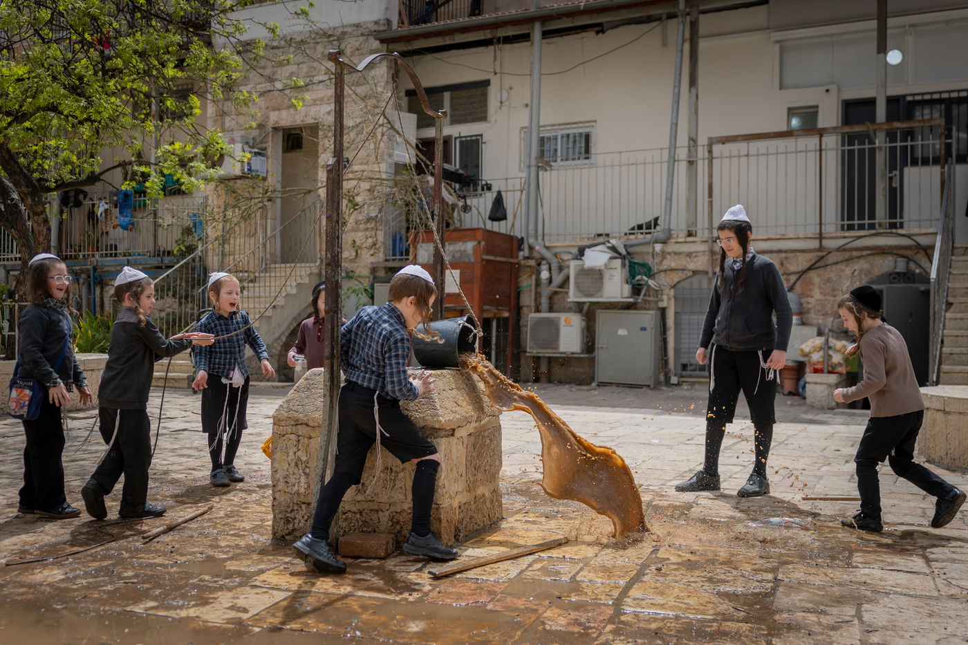 ערב פסח במאה שערים