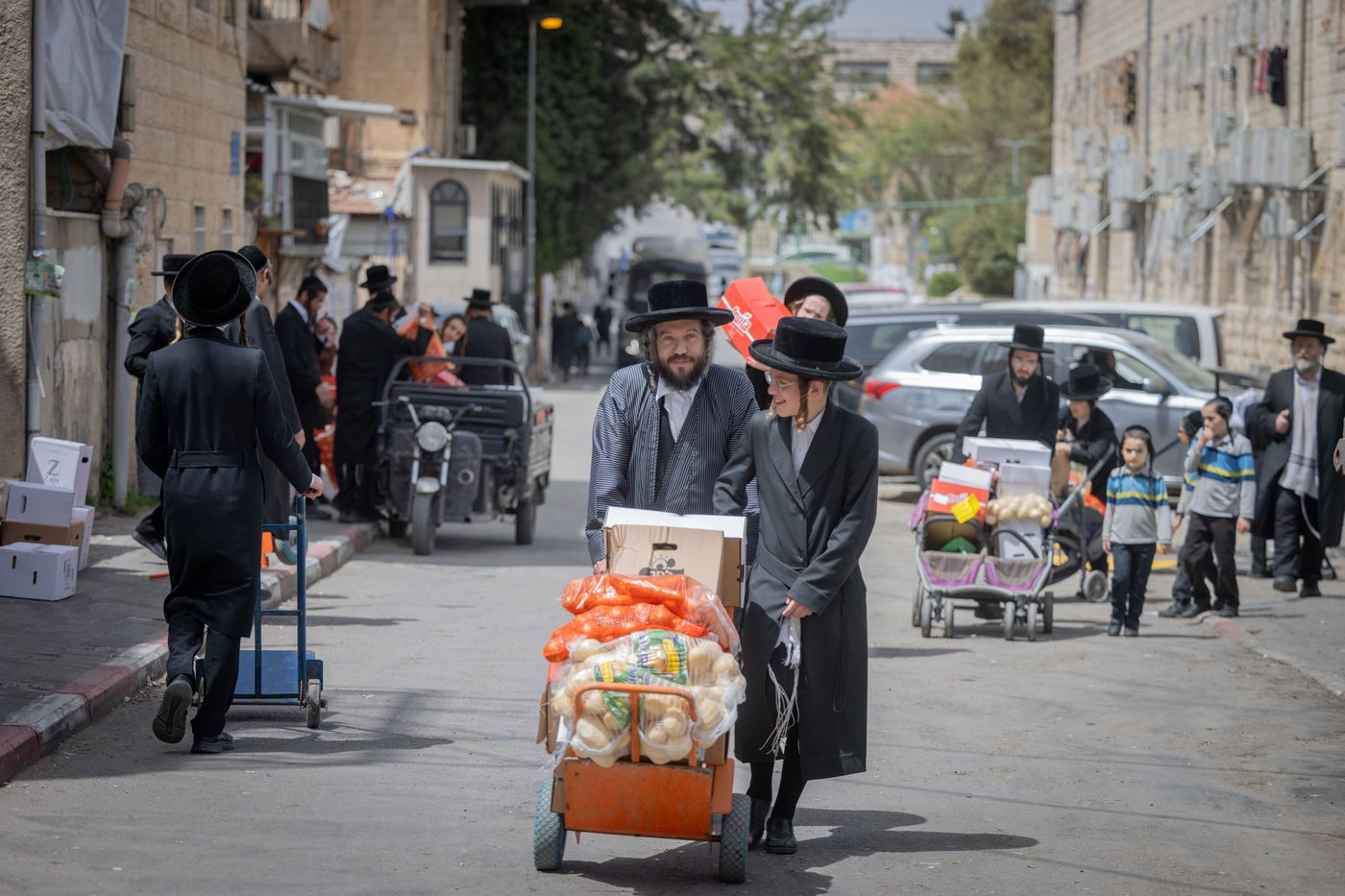 ערב פסח במאה שערים
