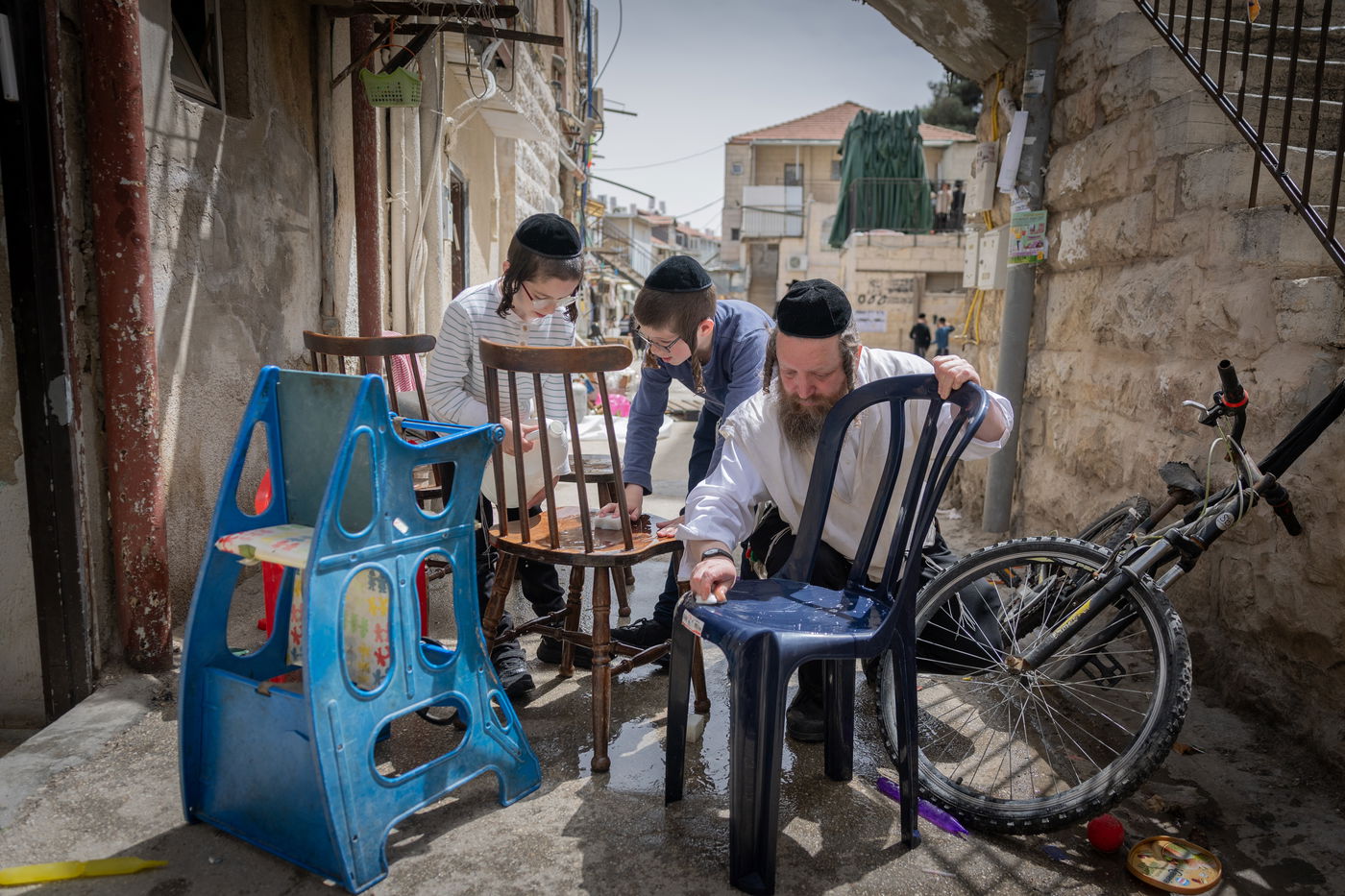 ערב פסח במאה שערים