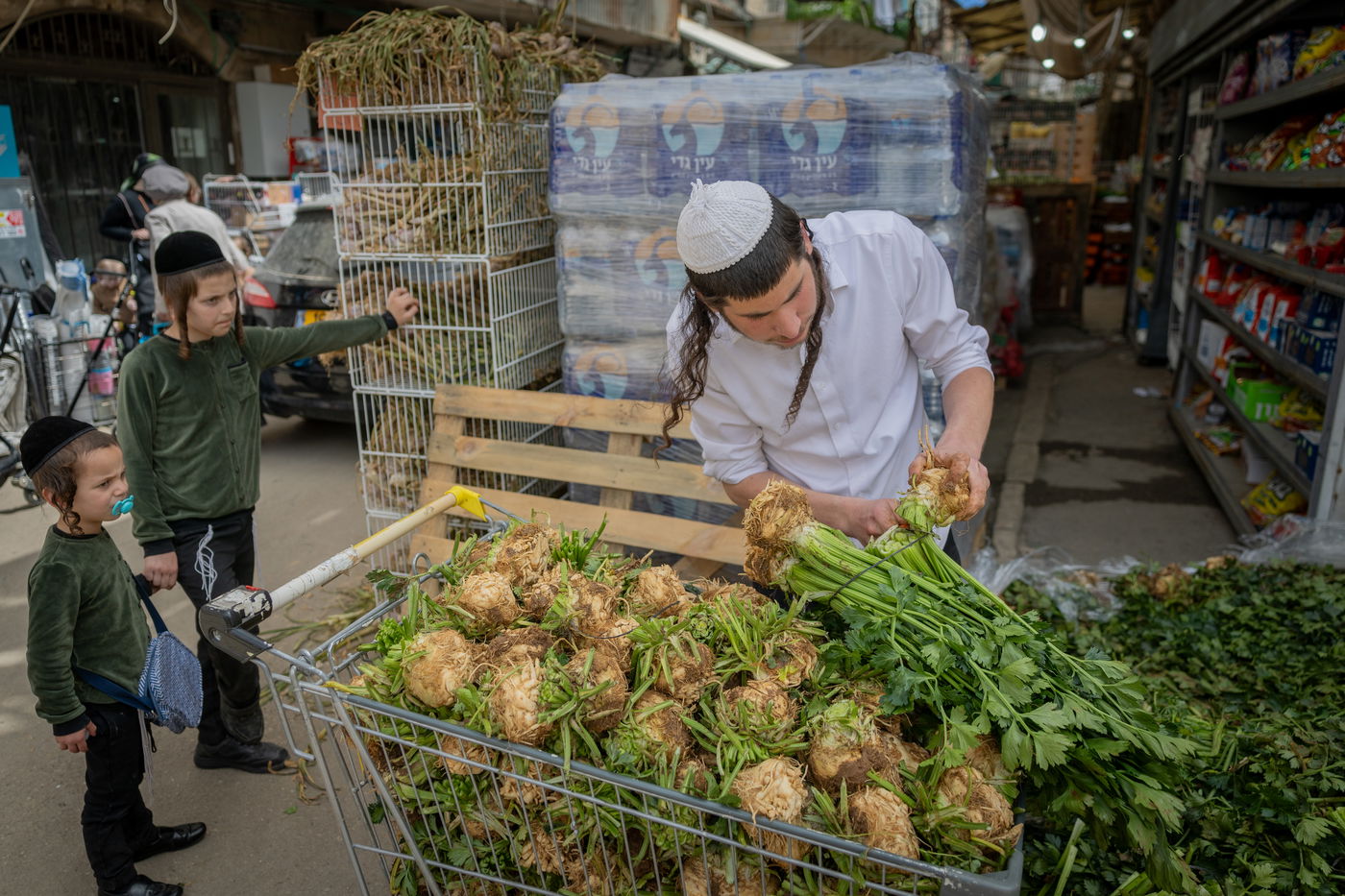 ערב פסח במאה שערים