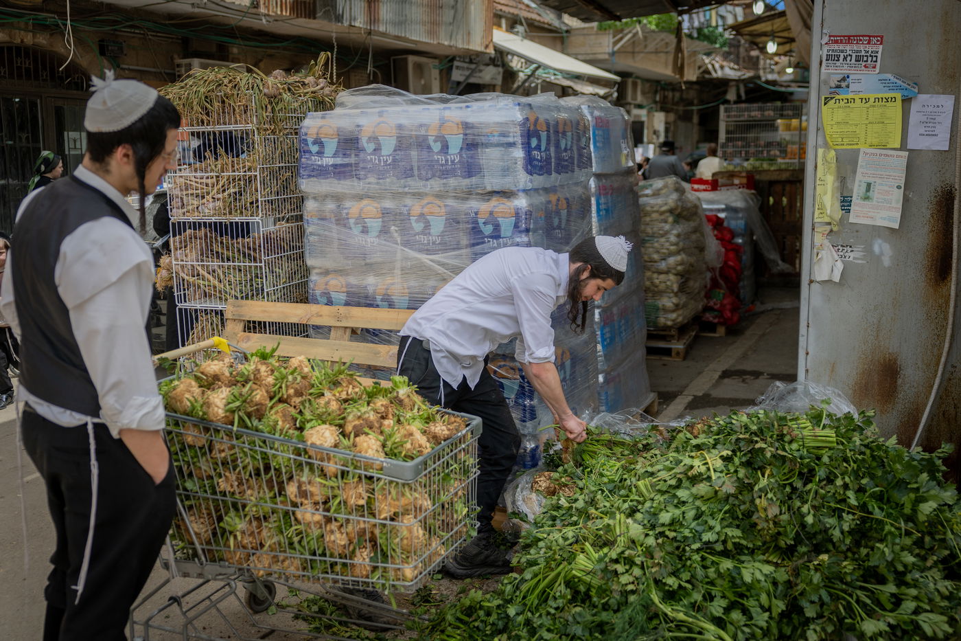 ערב פסח במאה שערים