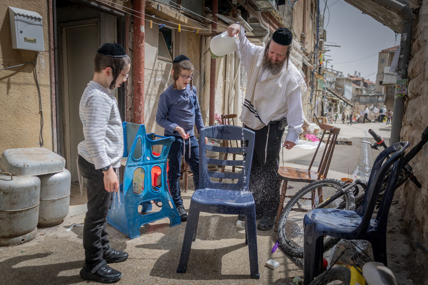 ערב פסח במאה שערים