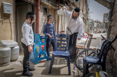 ערב פסח במאה שערים