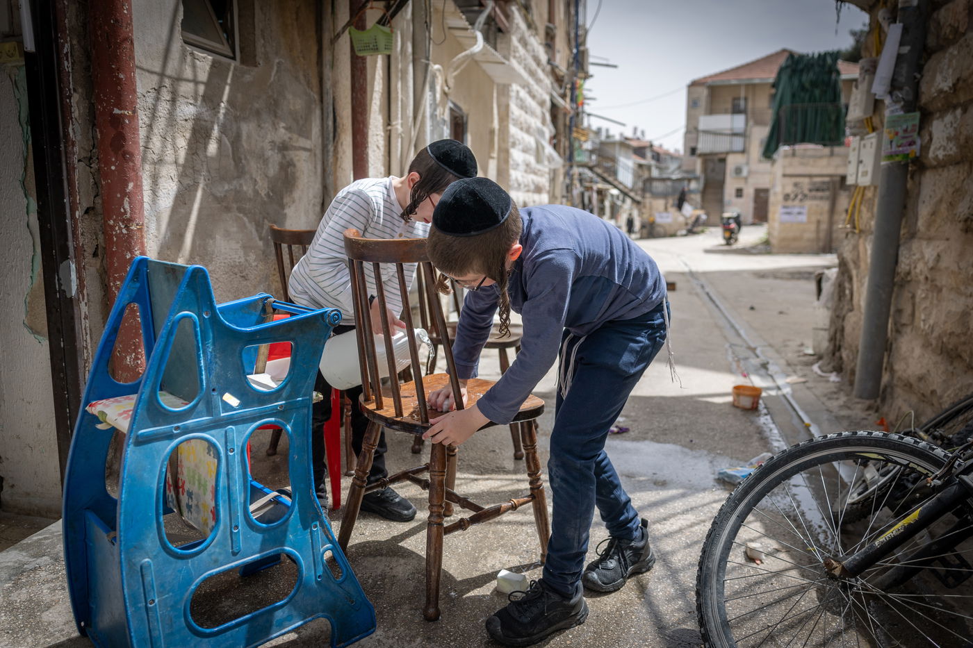 ערב פסח במאה שערים