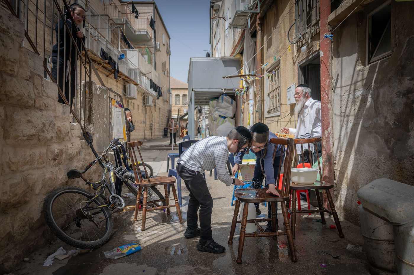 ערב פסח במאה שערים