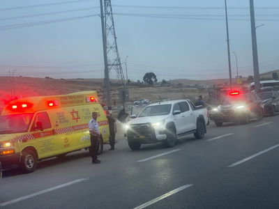 כוחות ההצלה בצומת אוהלים