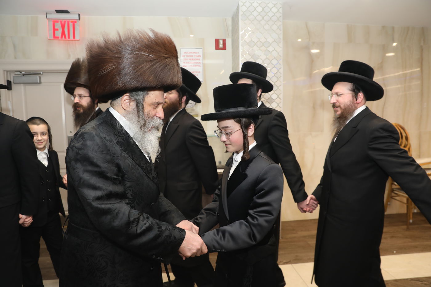 שמחת הבר מצוה לנכד גאב"ד לינז