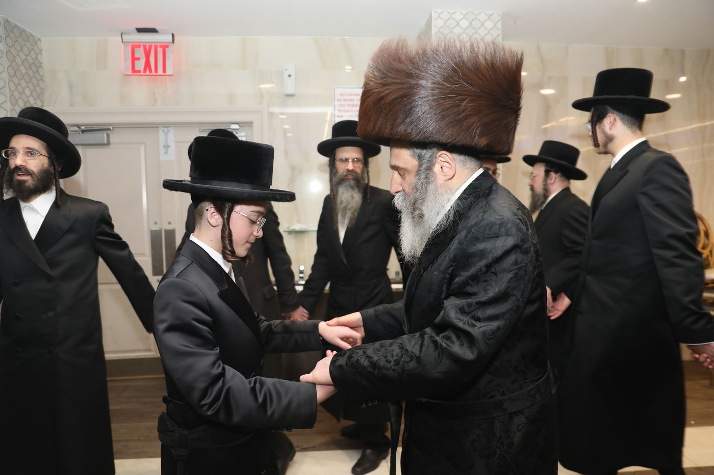 שמחת הבר מצוה לנכד גאב"ד לינז