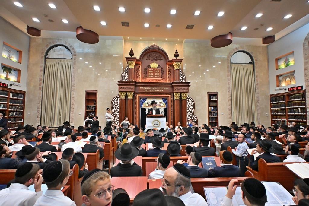 הגאון רבי משה הלל הירש בשיחת חיזוק באשדוד 