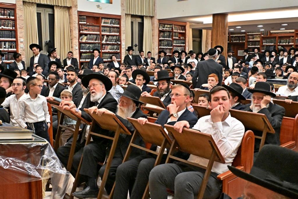 הגאון רבי משה הלל הירש בשיחת חיזוק באשדוד 