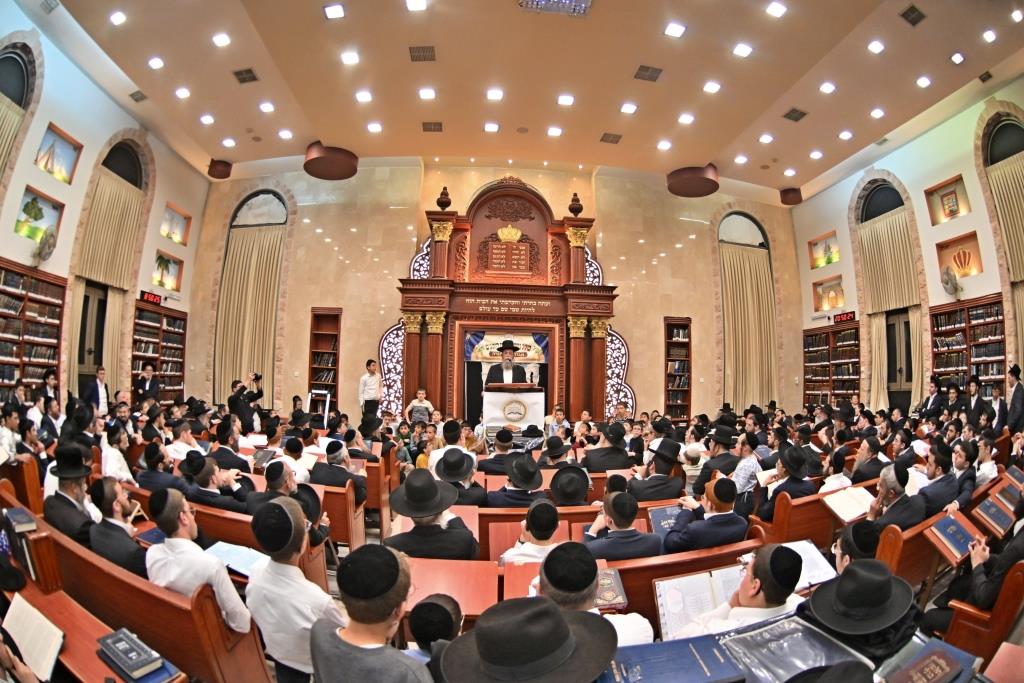 הגאון רבי משה הלל הירש בשיחת חיזוק באשדוד 