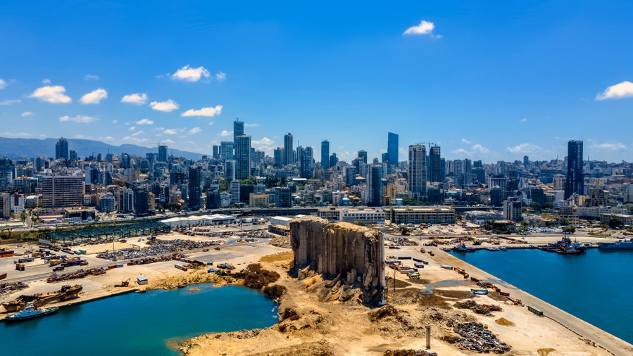 נמל ביירות. בסיס צבאי להברחות של חיזבאללה