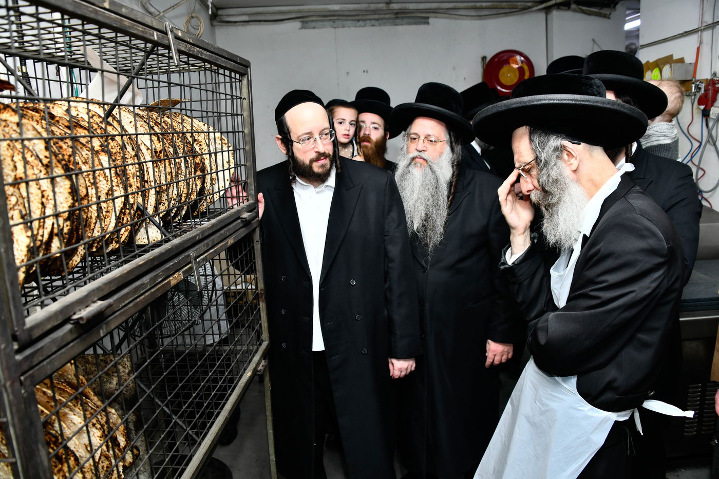 הגה"צ רבי אלימלך בידרמן באפיית מצות