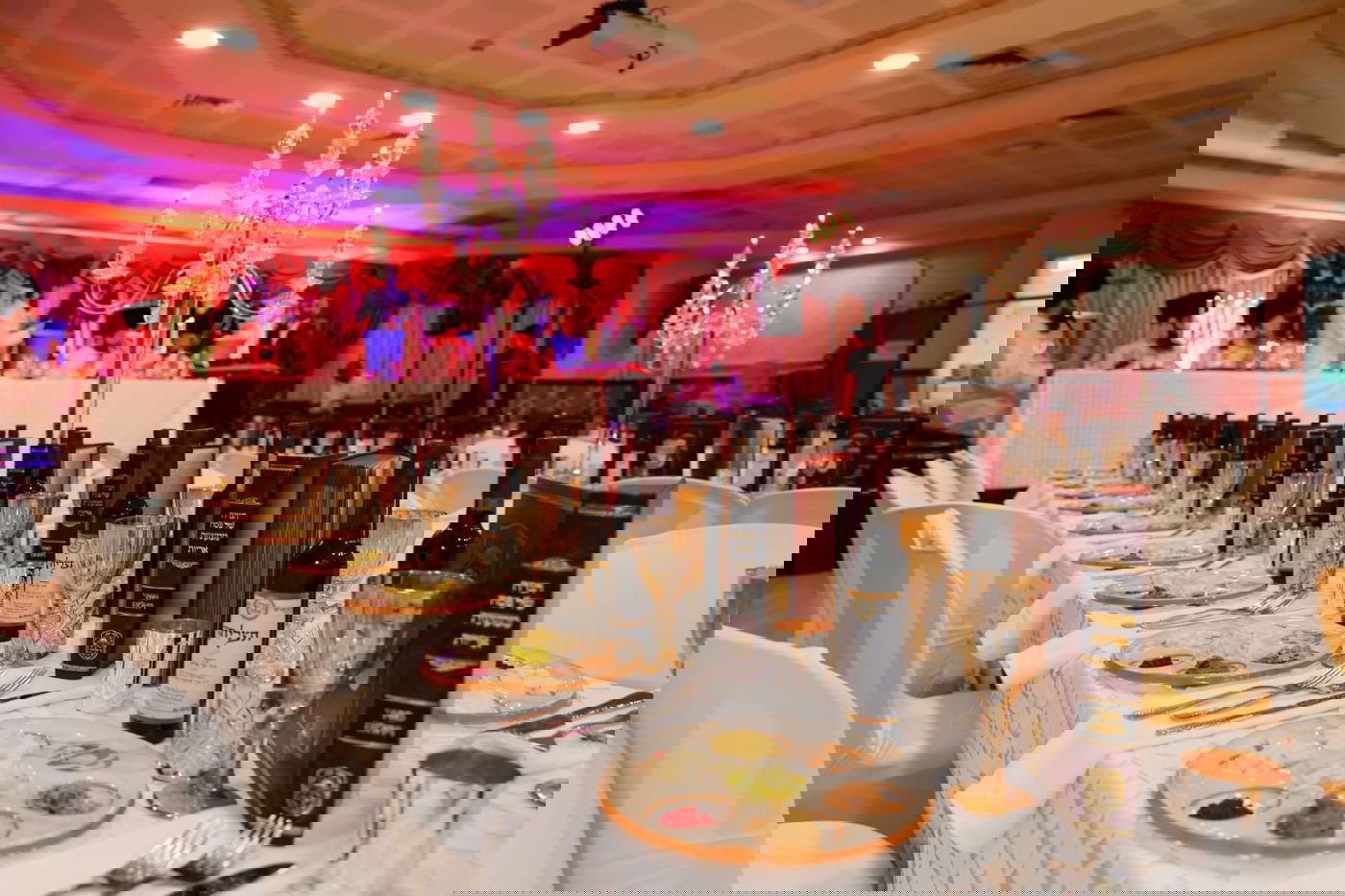  התוועדות ליל הסדר יחודית לבחורים מארגון 'חבורה של שמחה' בחצה"ק גור