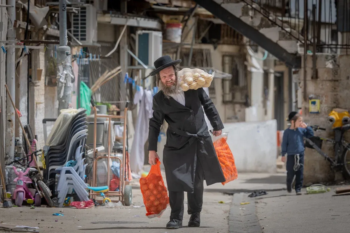 ערב פסח במאה שערים 