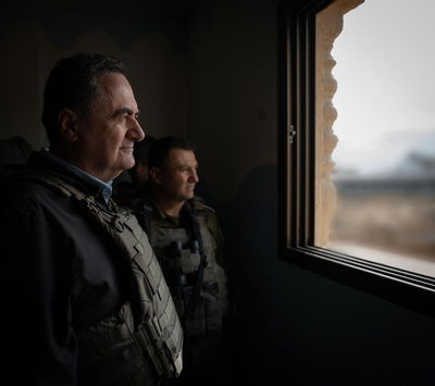 השר כץ ברצועה