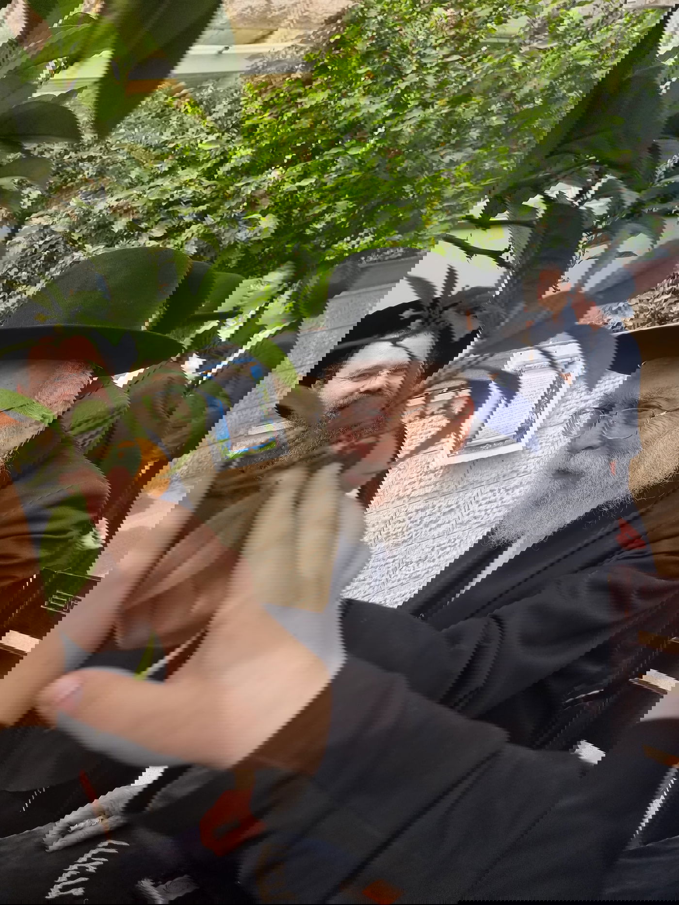 הגרב"ד אלישיב במעמד ברכת האילנות