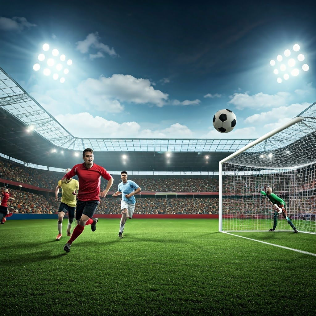 משחק כדורגל ב-AI