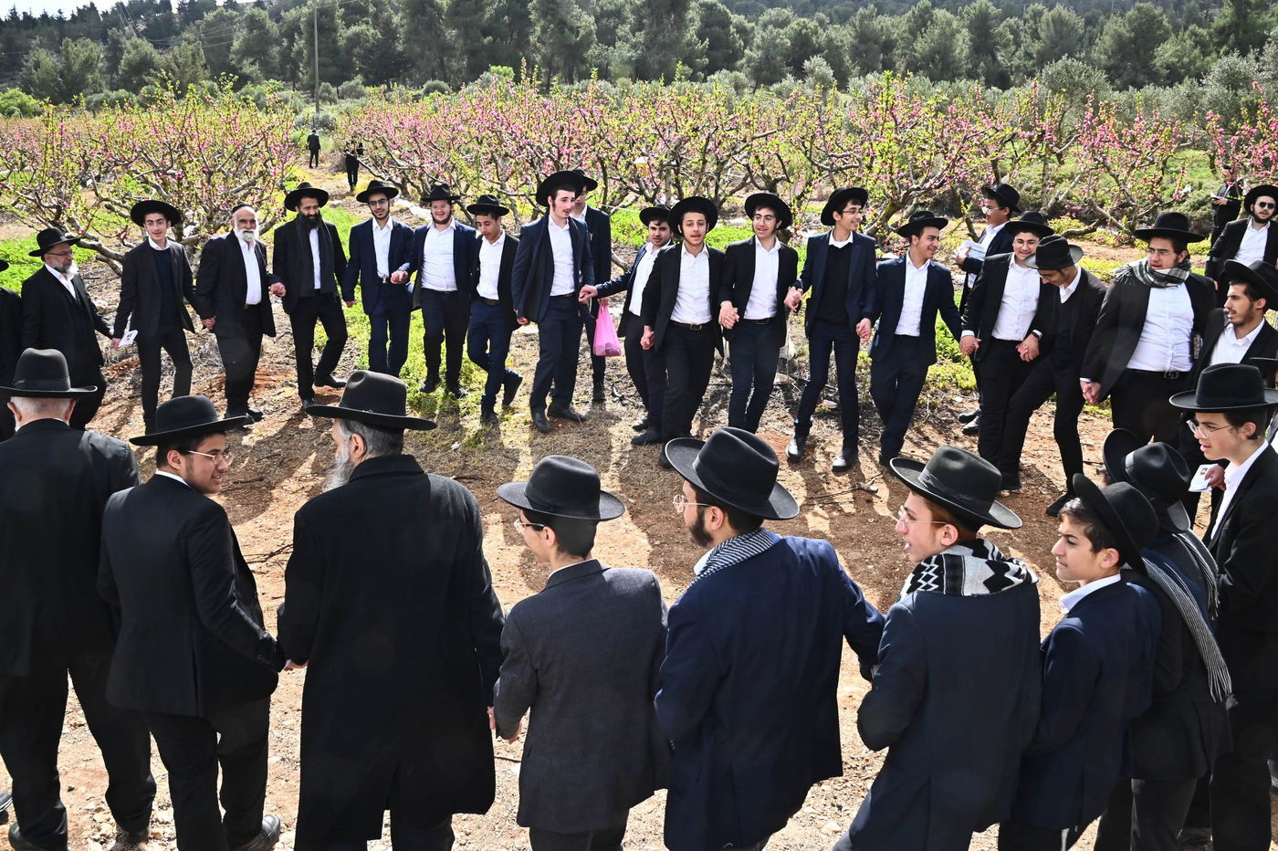 תושבי בני ברק בברכת האילנות