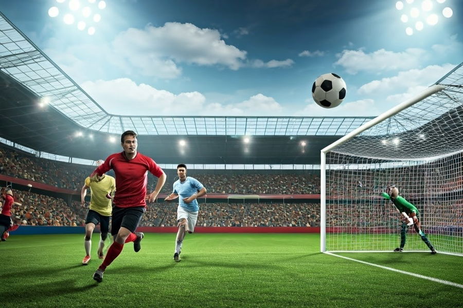 משחק כדורגל ב-AI