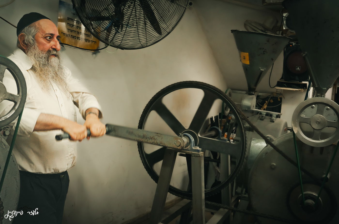 טחינת חיטים בבני ברק