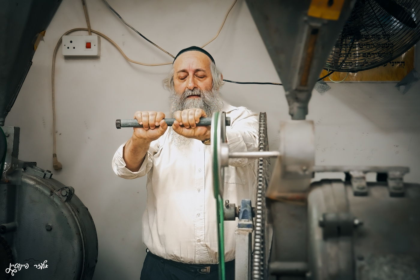 טחינת חיטים בבני ברק