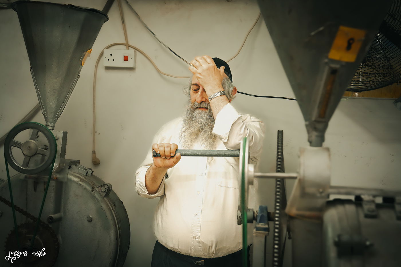 טחינת חיטים בבני ברק