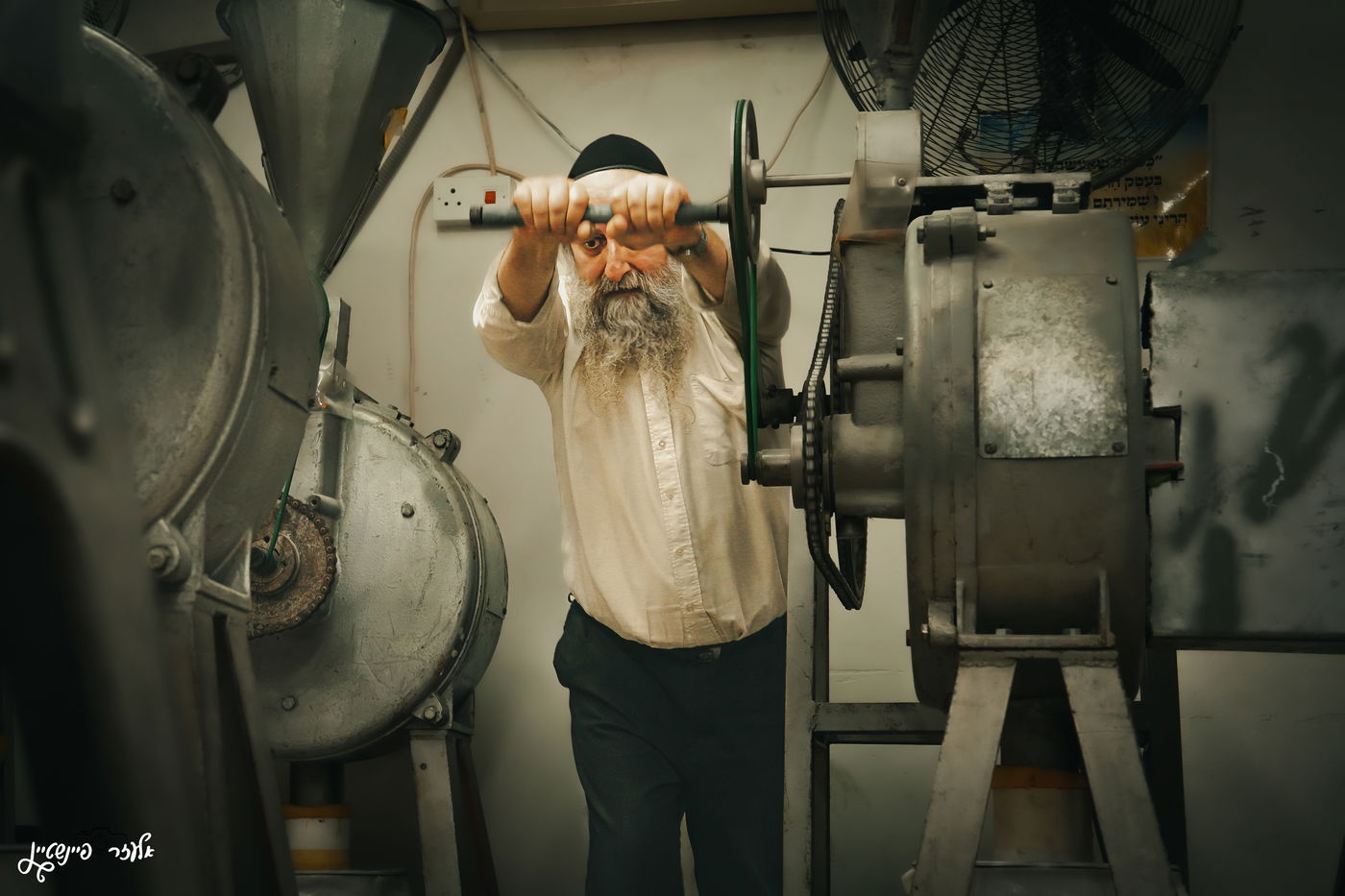 טחינת חיטים בבני ברק