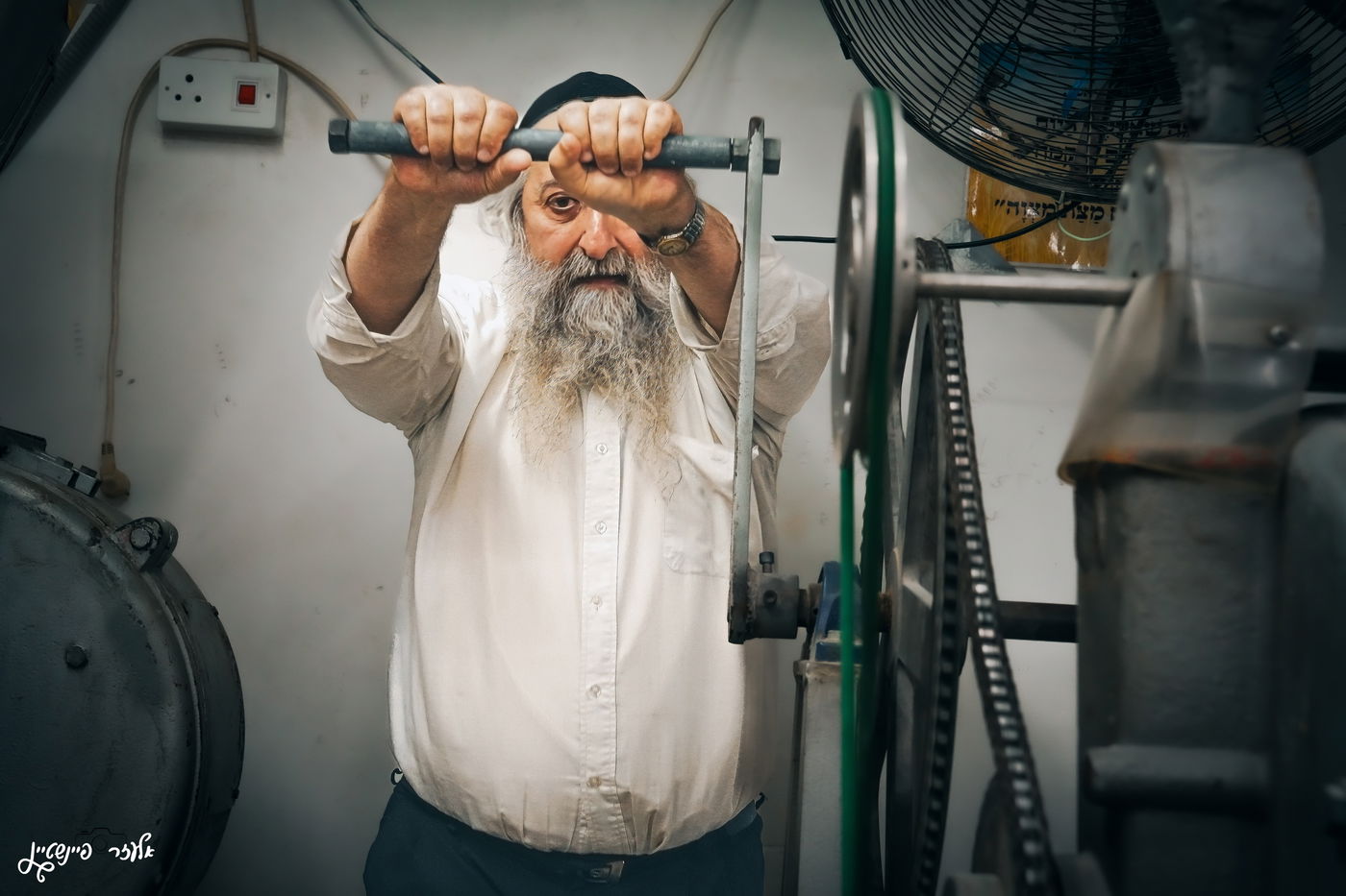 טחינת חיטים בבני ברק