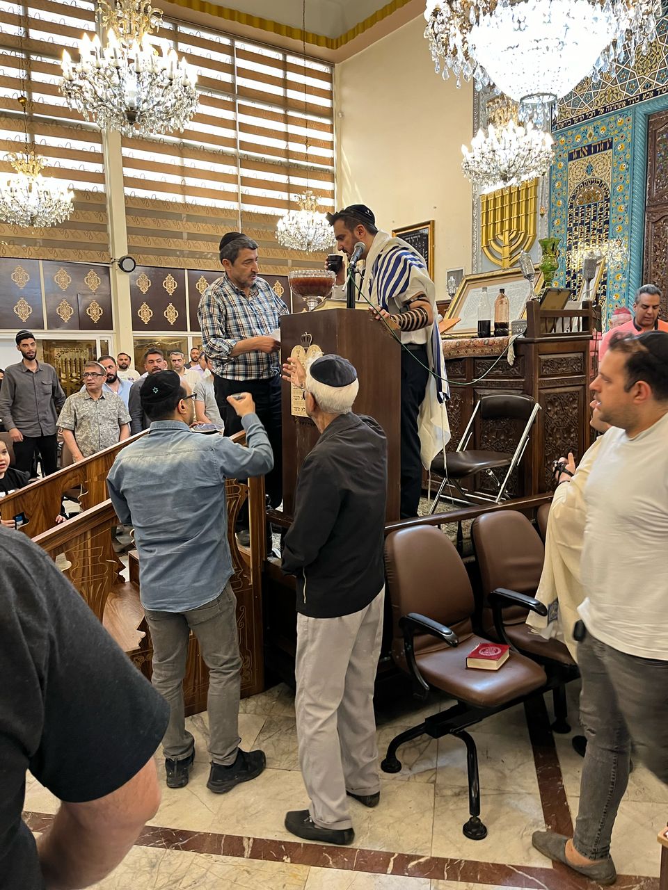 ערב פסח תשפ"ה: כך נראה סיום מסכת בק"ק טהרן