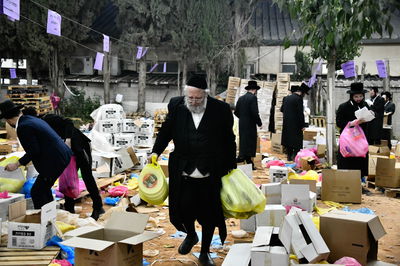 אווירת ערב פסח בבני ברק
