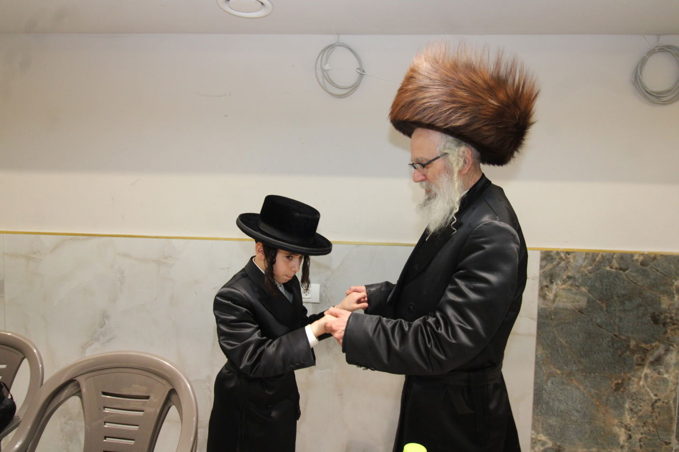 שמחת הבר מצווה בחצרות טורקא - צאנז ז'ימגראד