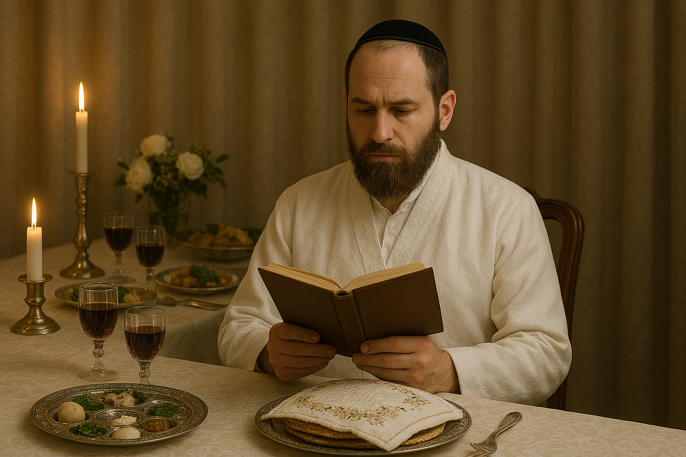 לאומרה בערב פסח. אגרת רבי שמשון מאוסטרופולי