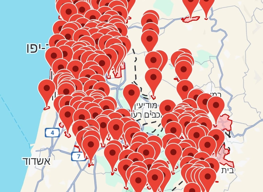 בעיצומו של חג הפסח: אזעקות במרכז בעקבות ירי מתימן 