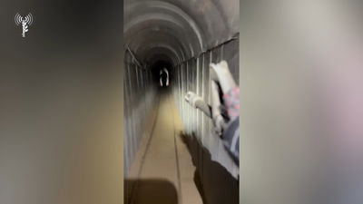 יותר משנה וחצי ל-7.10: אותרה מנהרת ענק בעזה | צפו 