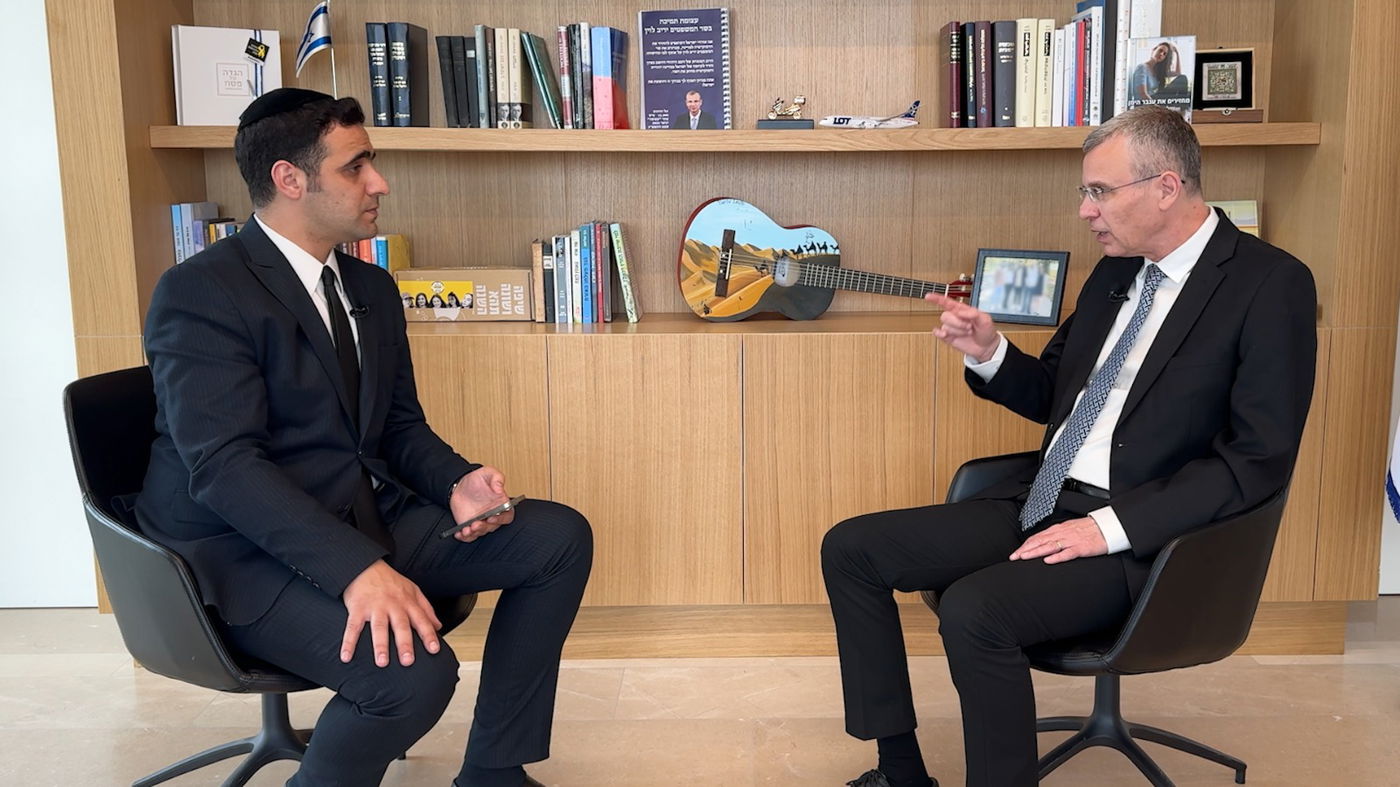 שר המשפטים יריב לוין בריאיון לישי כהן 