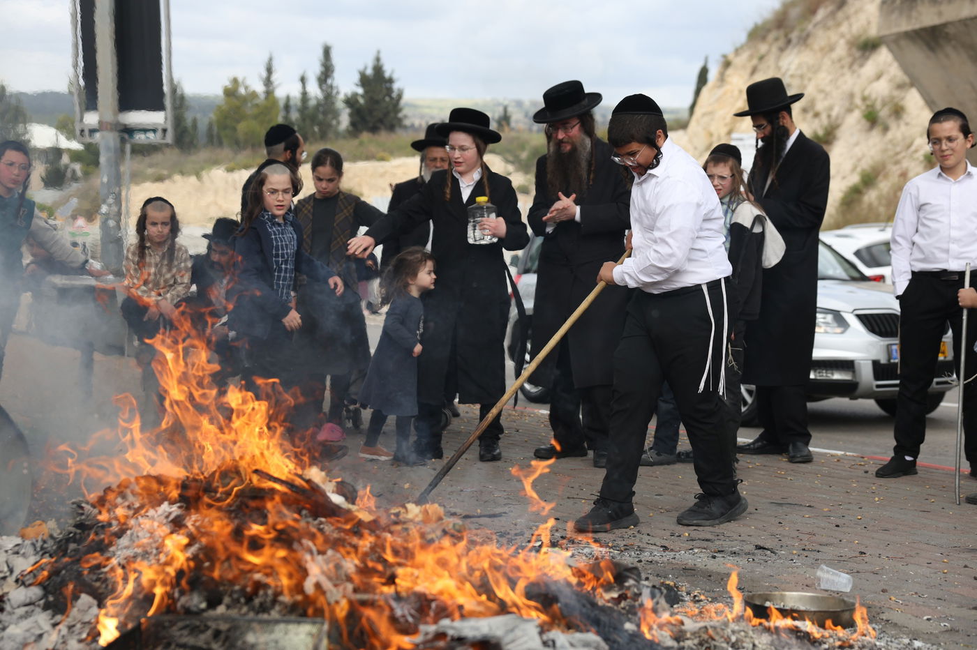 שריפת חמץ בעיה"ק צפת