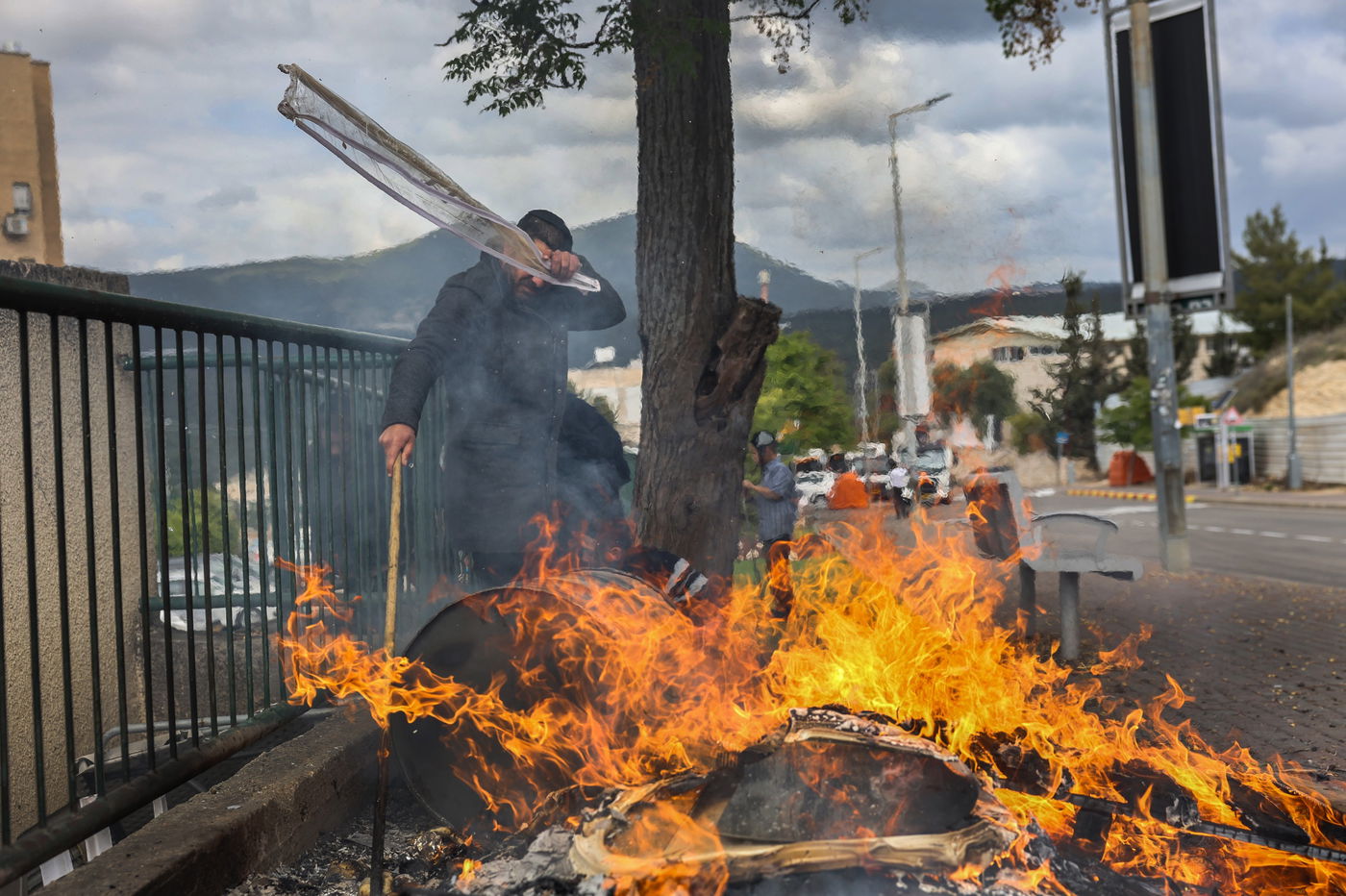 שריפת חמץ בעיה"ק צפת