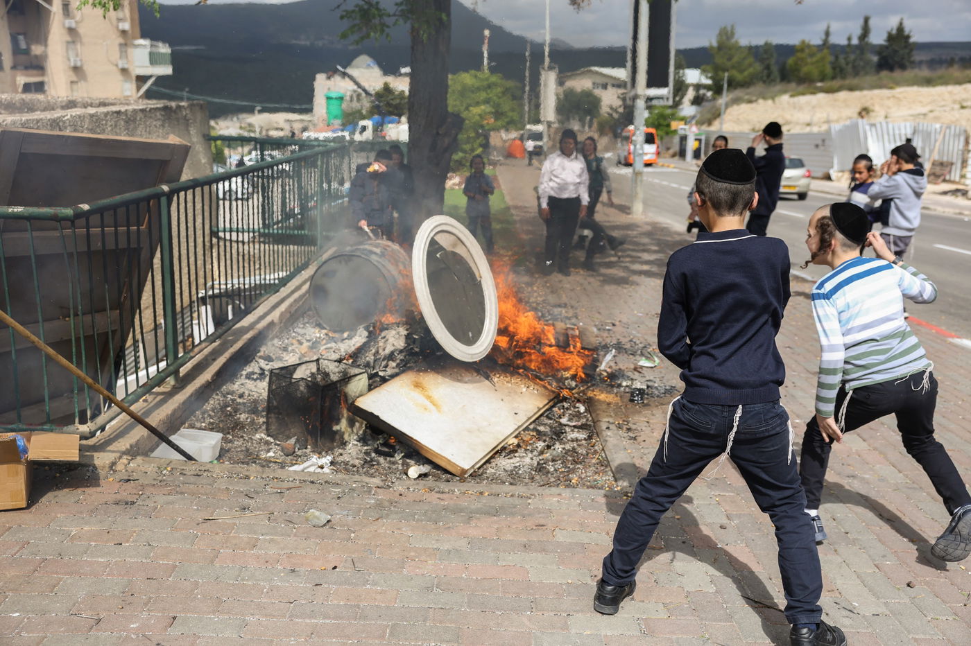 שריפת חמץ בעיה"ק צפת
