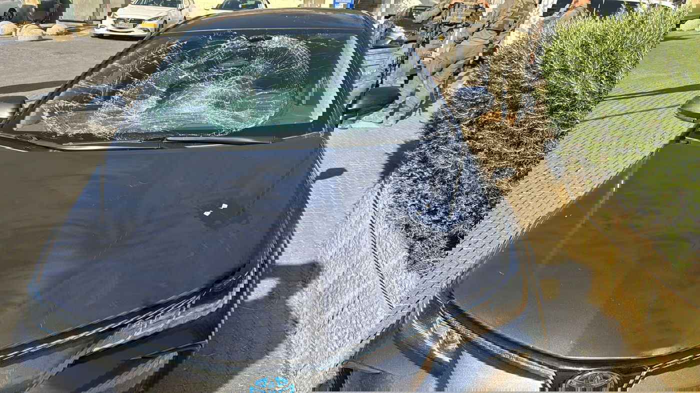 רכבי הבלשים שניזוקו