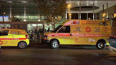 ילדים התנגשו בתחנת הרכבת: אחד מהם מורדם ומונשם