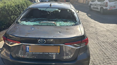 רכבי הבלשים שניזוקו